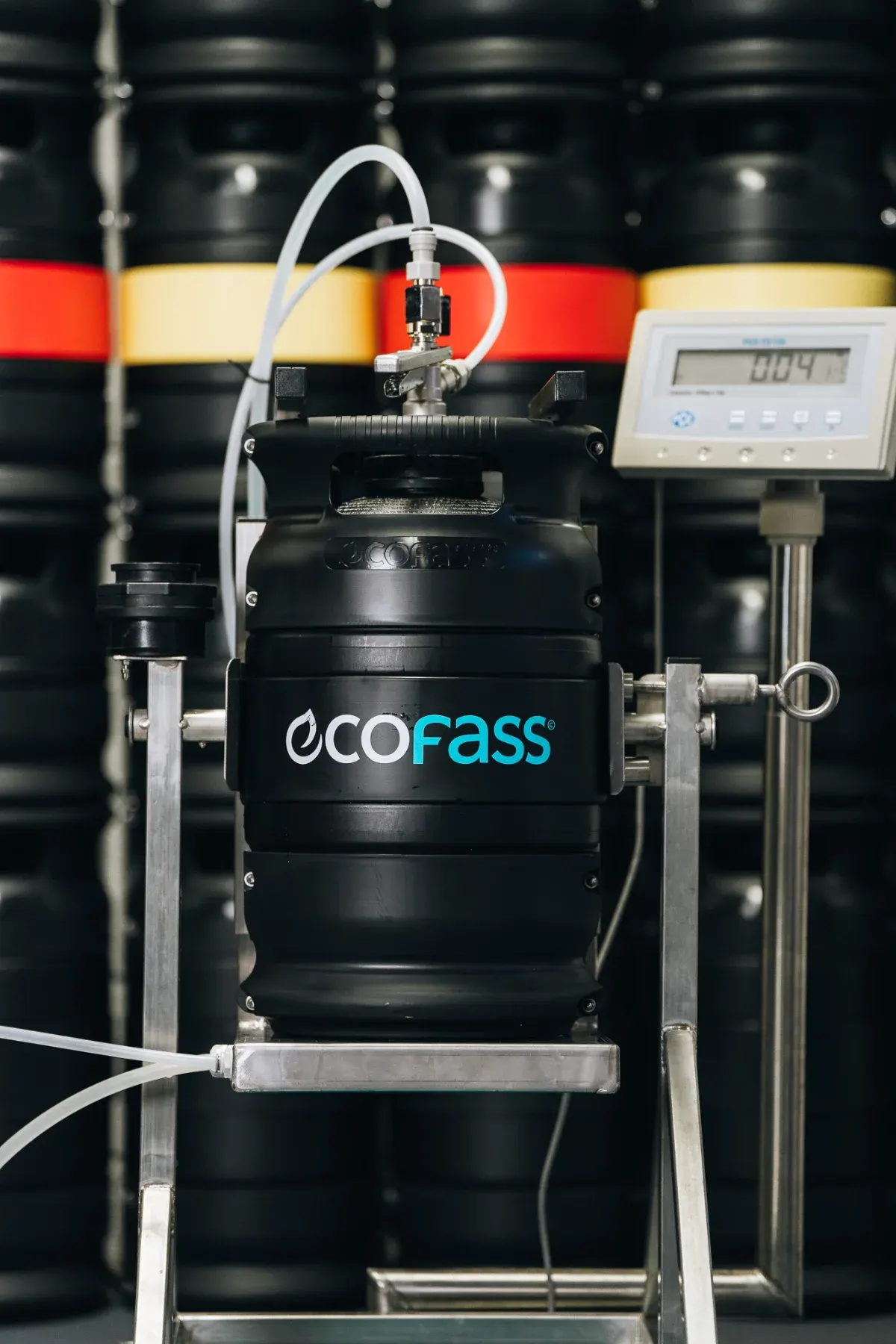 ECOFASS keg being filled